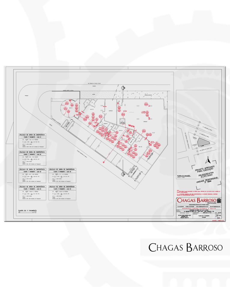 APROVAÇÃO DE PROJETO CONTRA INCÊNDIO CONDOMÍNIO MISTO (RESIDENCIAL E COMERCIAL)