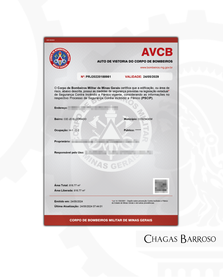 APROVAÇÃO DE PSCIP & LIBERAÇÃO DE AVCB CLÍNICA VETERINÁRIA - CONTAGEM - MG