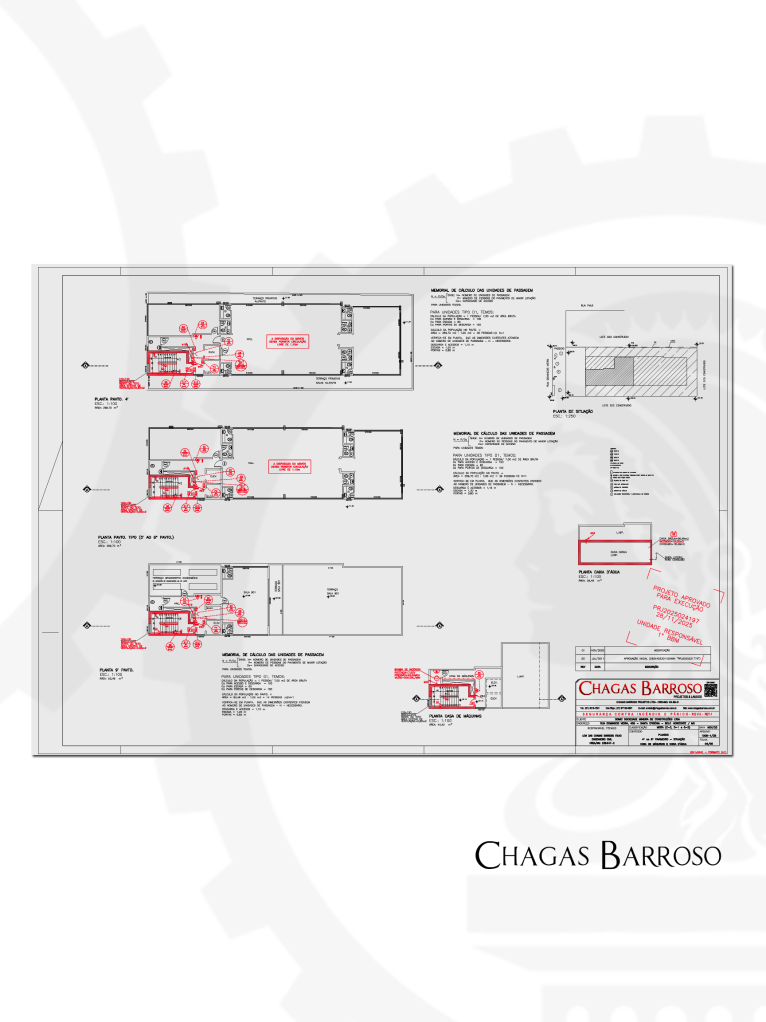 ATUALIZAÇÃO & APROVAÇÃO DE PROJETO CONTRA  INCÊNDIO (PSCIP) - PRÉDIO COMERCIAL - SANTA EIFIGÊNIA - BH - ENGENHEIRO - LEVI DAS CHAGAS BARROSO FILHO