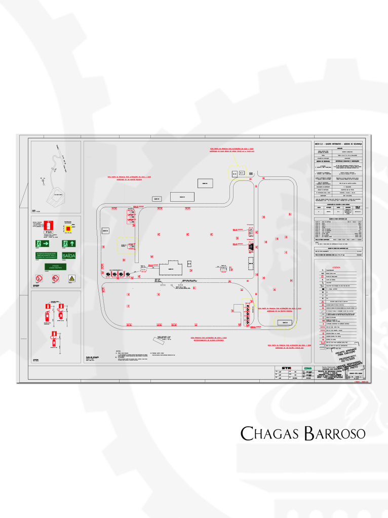 ATUALIZAÇÃO & APROVAÇÃO DE PROJETO CONTRA  INCÊNDIO (PSCIP) - SUBESTAÇÃO DE ENERGIA - OURO PRETO - MG - ENGENHEIRO LEVI DAS CHAGAS BARROSO FILHO
