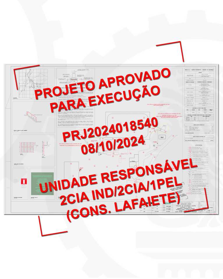 ATUALIZAÇÃO & APROVAÇÃO DE PSCIP SUBESTAÇÃO DE ENERGIA - CONS LAFAIETE - MG
