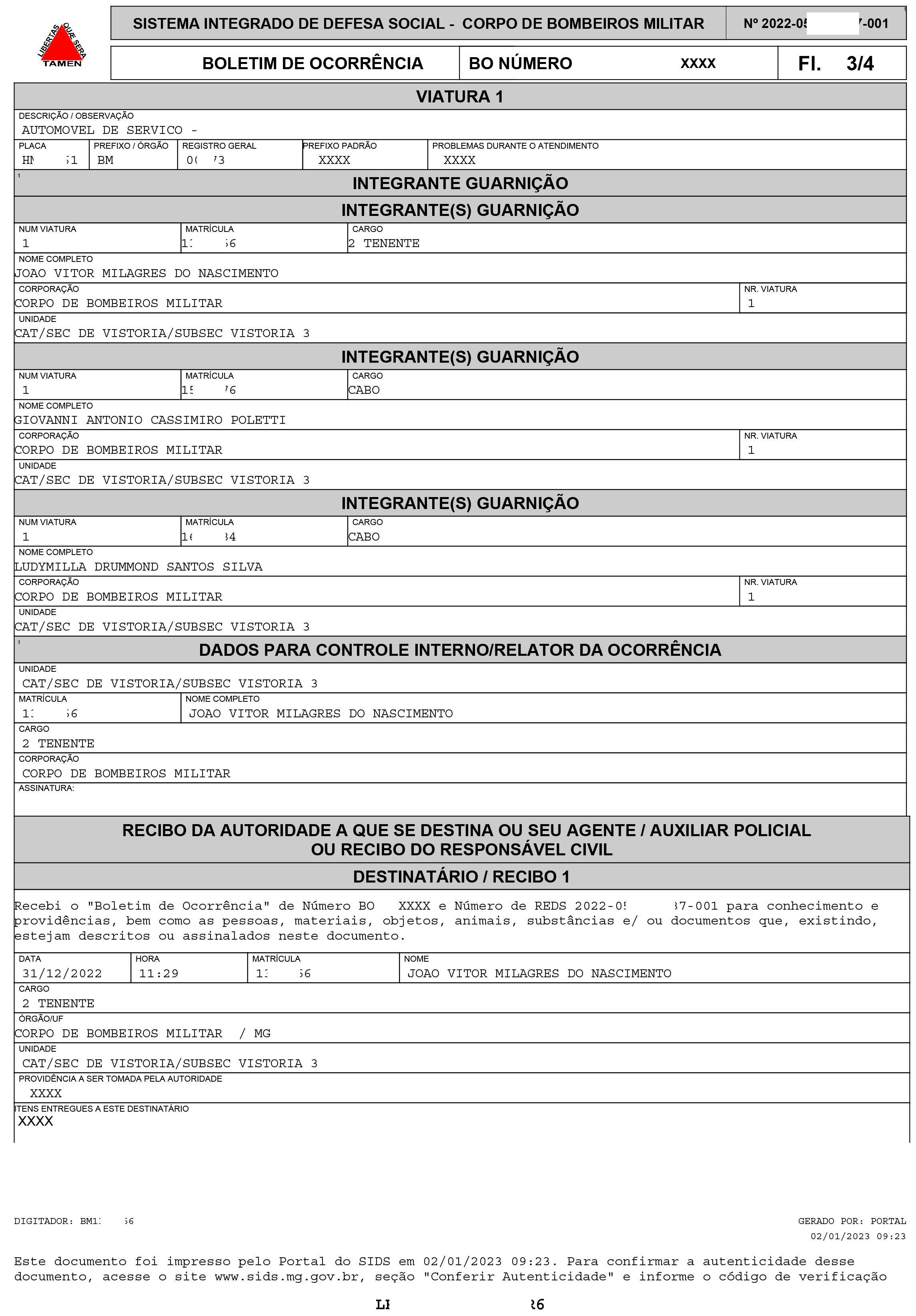 Desinterdição e prorrogação de prazo junto ao Corpo de Bombeiros de Minas Gerais - 2023