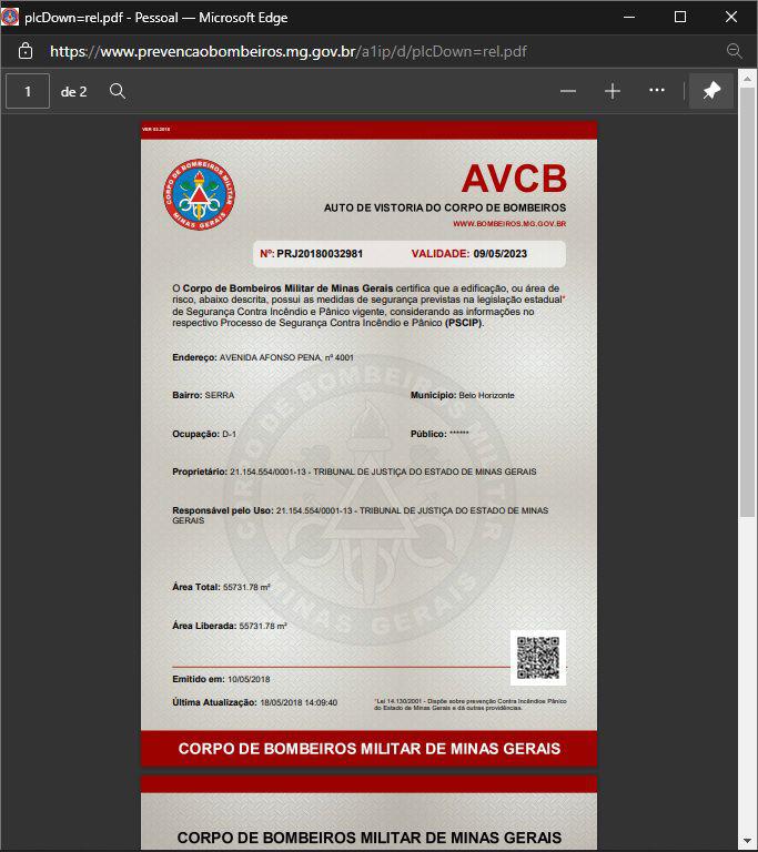 Como faço para Imprimir o AVCB