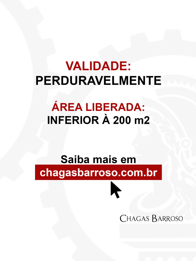 DECLARAÇÃO DE DISPENSA DE LICENCIAMENTO CLÍNICA MÉDICA - BRUMADINHO - MG - ENGENHEIRO LEVI DAS CHAGAS BARROSO FILHO