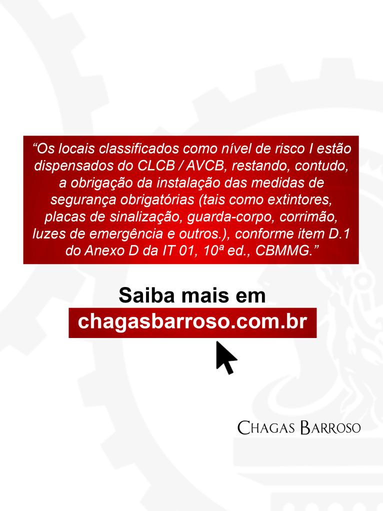 DECLARAÇÃO DE DISPENSA DE LICENCIAMENTO CLÍNICA MÉDICA - BRUMADINHO - MG - ENGENHEIRO LEVI DAS CHAGAS BARROSO FILHO