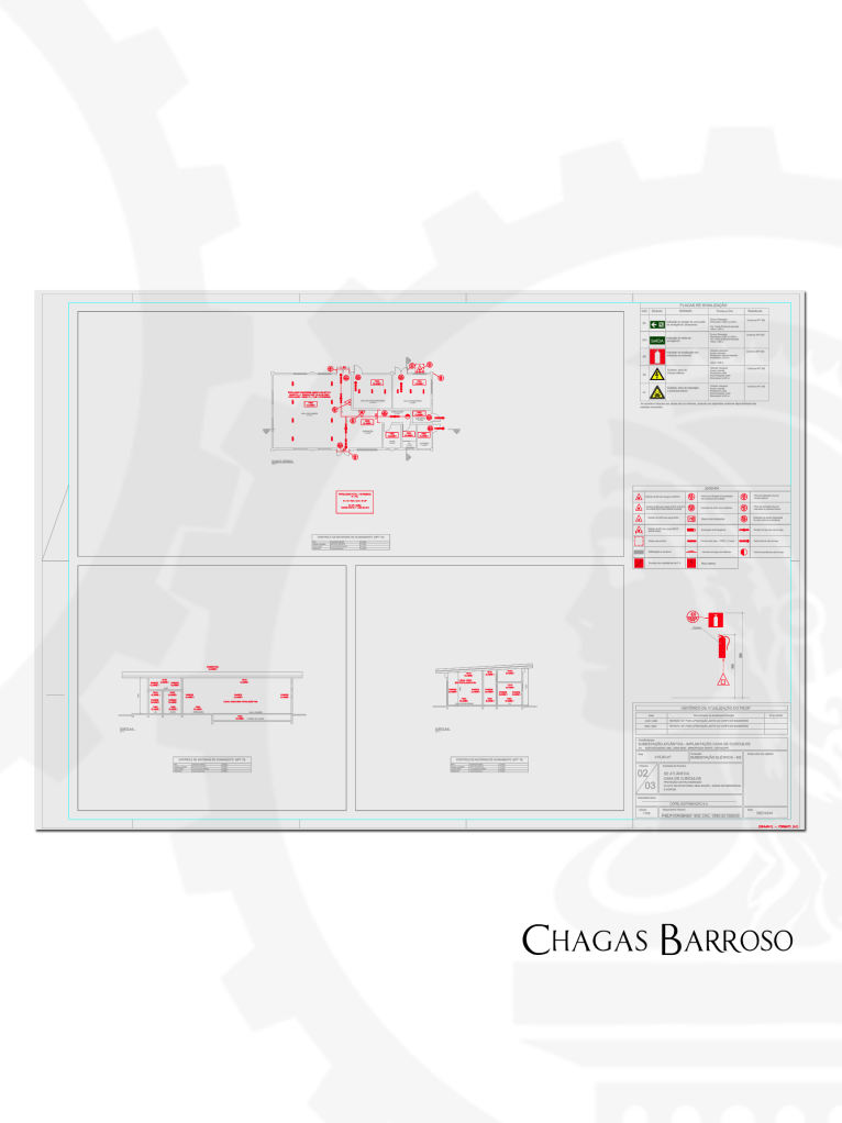 ELABORAÇÃO & APROVAÇÃO DE PROJETO CONTRA  INCÊNDIO (PSCIP) - SUBESTAÇÃO - CIANORTE  - PR - ENGENHEIRO LEVI DAS CHAGAS BARROSO FILHO