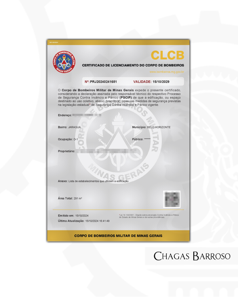 ELABORAÇÃO DE PROJETO & LIBERAÇÃO DE CLCB - ESCRITÓRIO DE ENGENHARIA - JARAGUÁ - BH