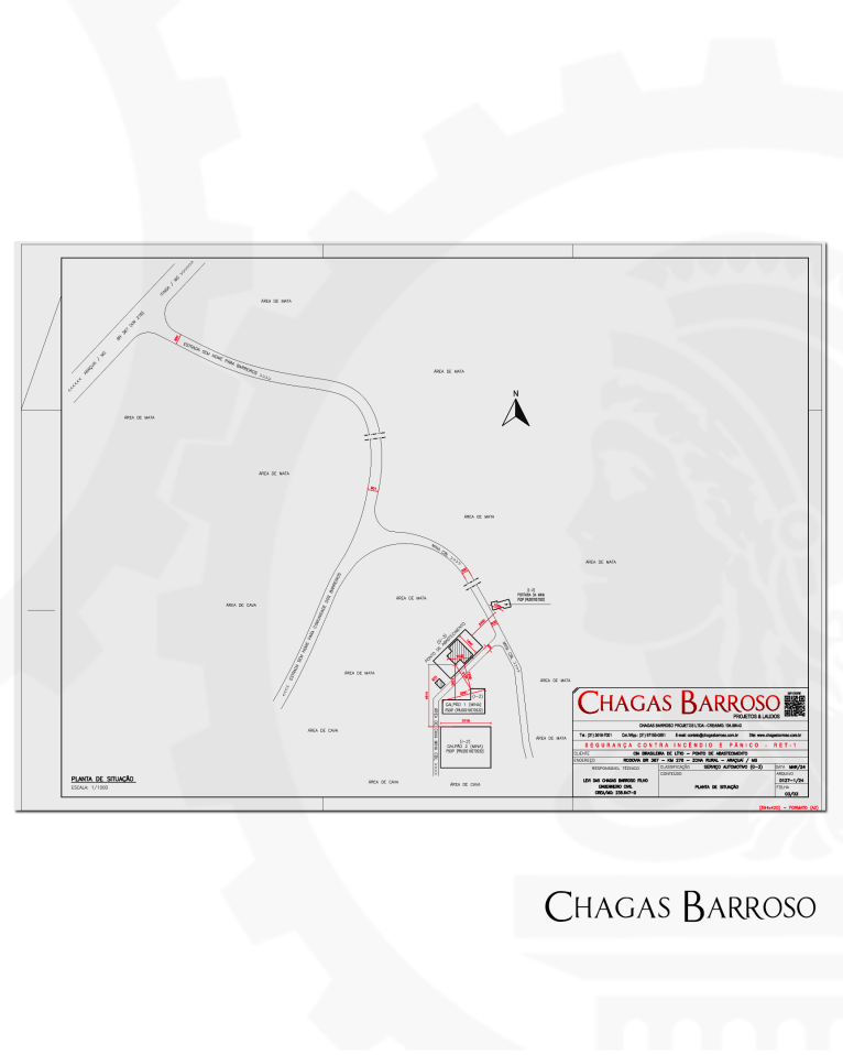 ELABORAÇÃO E APROVAÇÃO DE PSCIP - POSTO DE ABASTECIMENTO - ARAÇUAÍ - MG