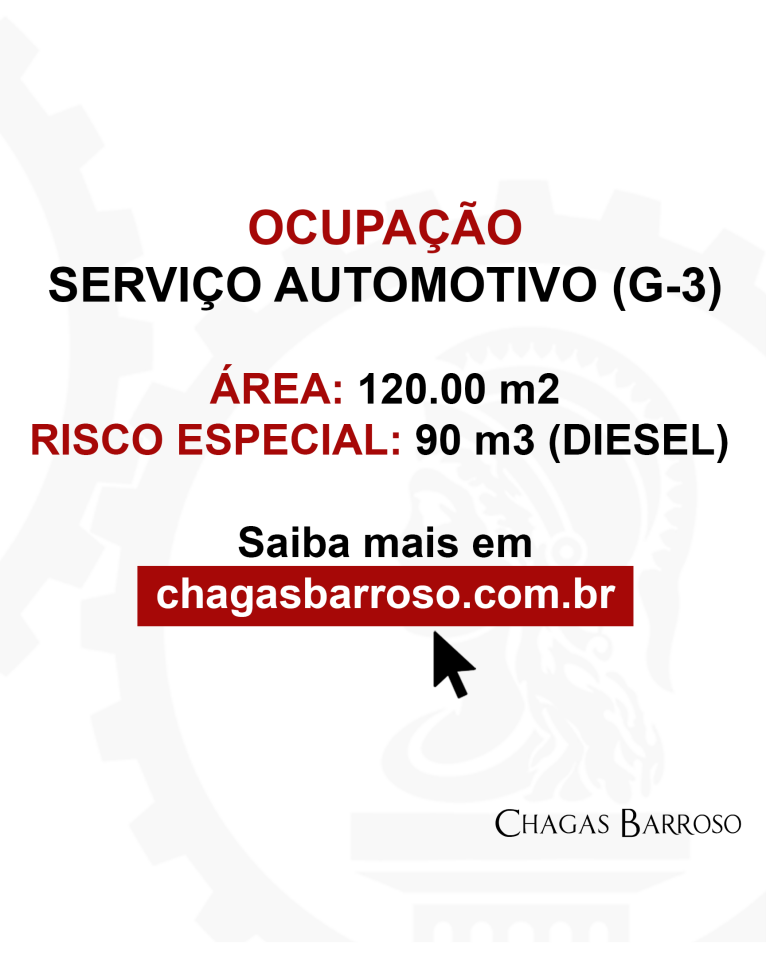 ELABORAÇÃO E APROVAÇÃO DE PSCIP - POSTO DE ABASTECIMENTO - ARAÇUAÍ - MG