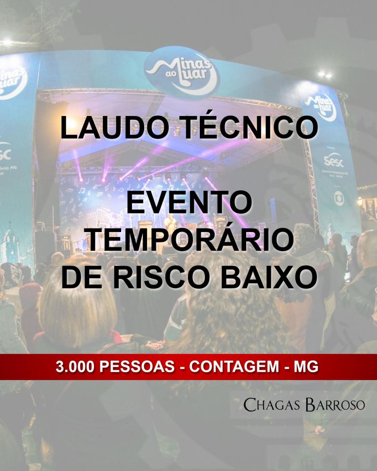 LAUDO TÉCNICO EVENTO TEMPORÁRIO DE RISCO BAIXO