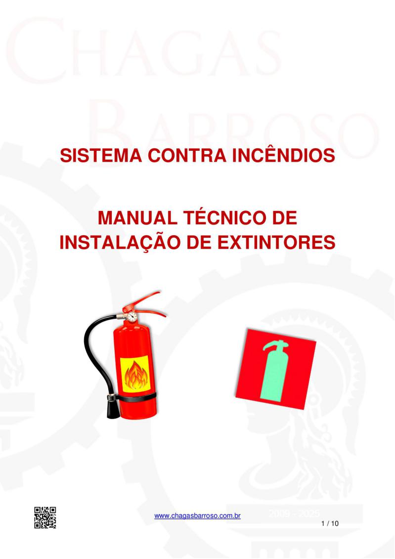 MANUAL TÉCNICO DE INSTALAÇÃO DE EXTINTORES - 2025