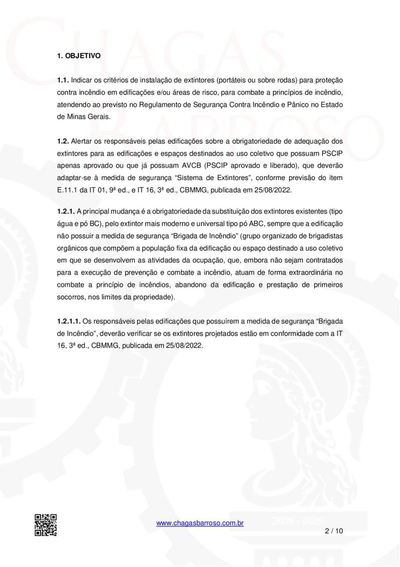 MANUAL TÉCNICO DE INSTALAÇÃO DE EXTINTORES - 2025