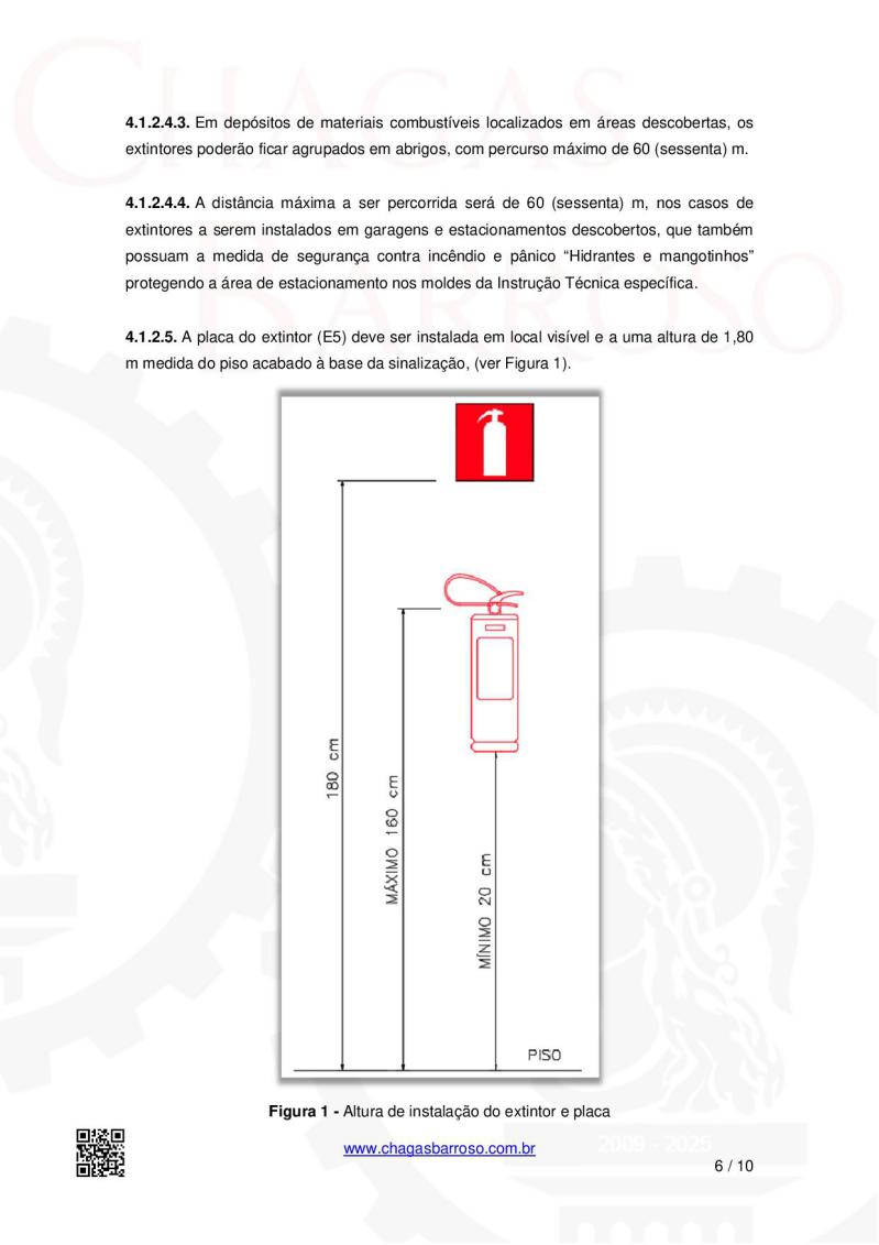 MANUAL TÉCNICO DE INSTALAÇÃO DE EXTINTORES - 2025