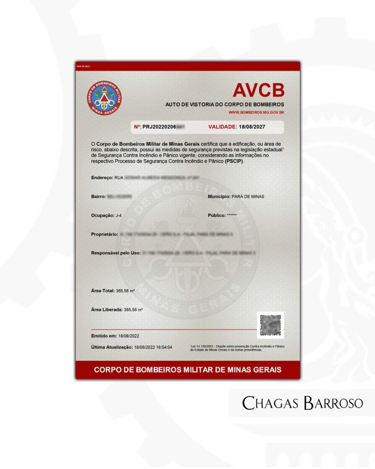 PSCIP & AVCB CENTRO DE DISTRIBUIÇÃO (CD) INTERNET E TELEFONIA PARÁ DE MINAS - MG