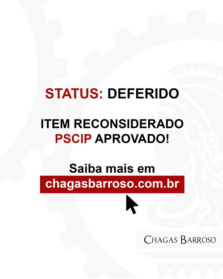RECONSIDERAÇÃO DE ATO APÓS NOTIFICAÇÃO DE PROJETO GARAGEM DE ÔNIBUS PONTE NOVA - MG