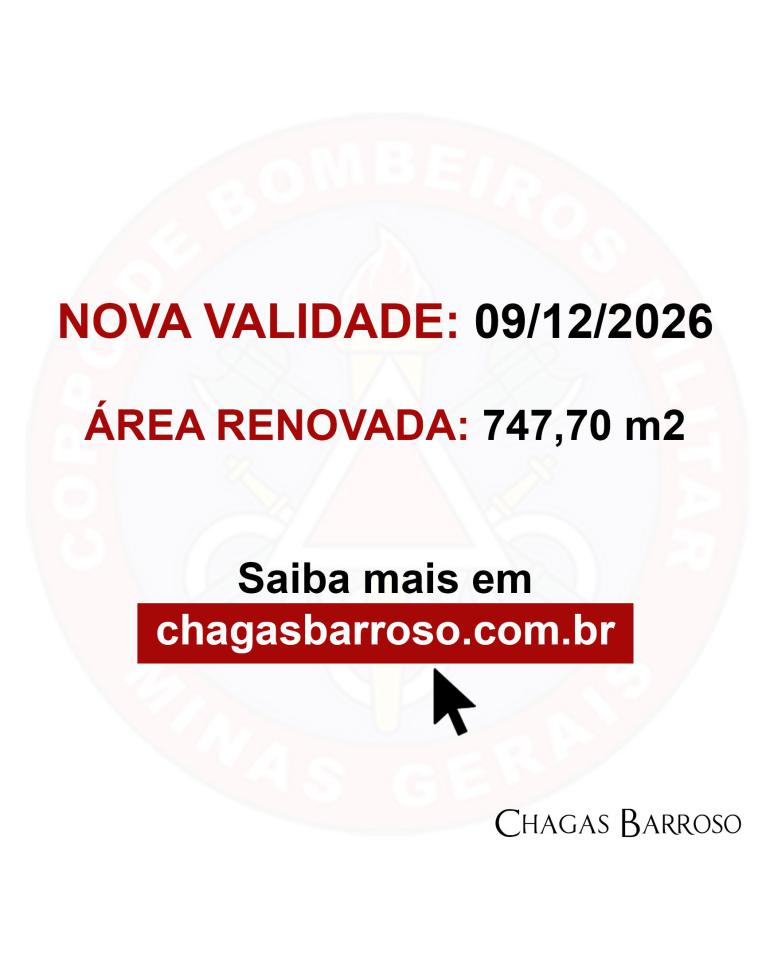 RENOVAÇÃO DE AVCB DROGARIA - CONTAGEM - MG