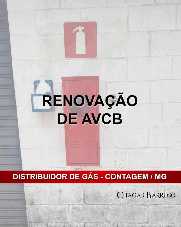 RENOVAÇÃO DE AVCB-DISTRIBUIDOR DE GÁS - CONTAGEM - MG
